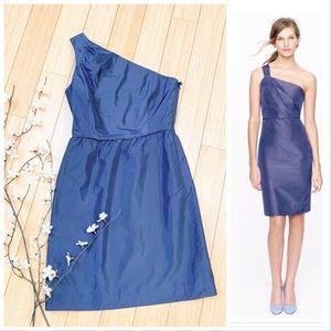 J. CREW silk one shoulder dress, 4.